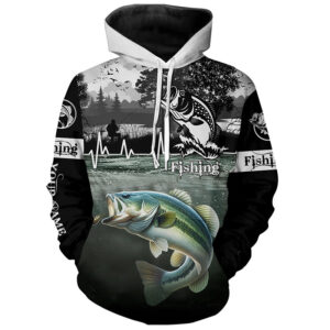Largemouth Bass Customize Name 3D All Over Printed Shirts Personalized Fishing gift ND
